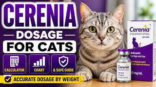 Cerenia Dosage for Cats: Calculator, Chart & Safe Guide