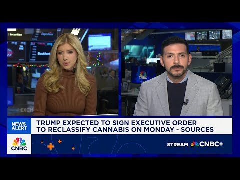 Trump expected to sign executive order to reclassify marijuana as soon as Monday, source tells CNBC
