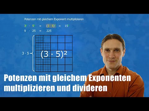 Potenzen mit gleichem Exponenten multiplizieren und dividieren | Potenzen