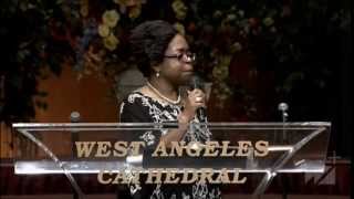 Psalmist Sharon Jackson at West Angeles COGIC