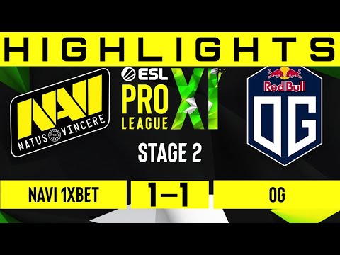 Highlights | Natus Vincere 1-1 OG - Overpass Map 2 | ESL Pro League SS11 Stage 2