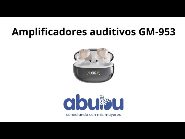 Vídeo relacionado con Amplificador Auditivo Recargable, Digital, Amplificador de Sonido ITE, Izquierda y Derecha, Uso Sencillo, Invisible, Cómodo, 16 Canales, Cancelación de Ruido, Gama Alta, ABUBU GM/953