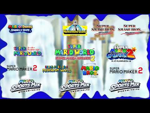 Super Mario World - Athletic Theme ULTIMATE Mashup (all official Versions)