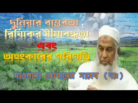 দুনিয়ার বাস্তবতা।।মাওলানা জুবায়ের সাহেব দাঃ।।তাবলীগের বয়ান ।। Tabligi Boyan