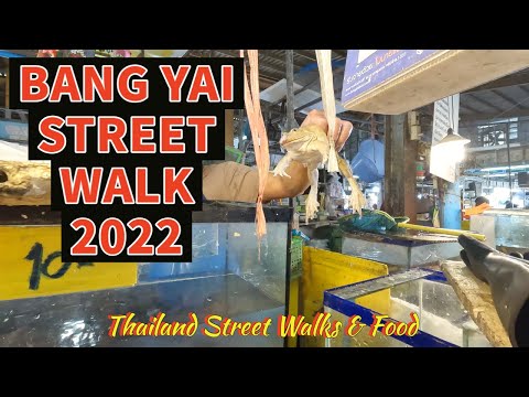 Thailand Travel - Walking In Bang Yai City - Non Touristy Nonthaburi Province 2022