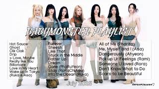 Download lagu BABYMONSTER PLAYLIST JULY 2025 mp3
