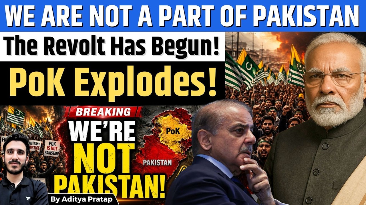 PoK Erupts Against Pakistan? Massive Protests Shake Islamabad | Food Crisis Explained