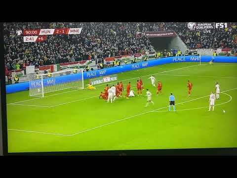 Hungary 3th Goal vs Montenegro