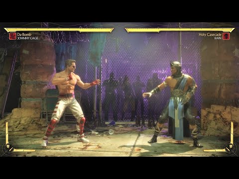 Johnny Cage vs Rain (Hardest AI) - MORTAL KOMBAT 11