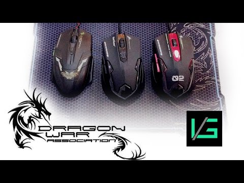 Dragonwar Mouse   Unboxing and Comparison