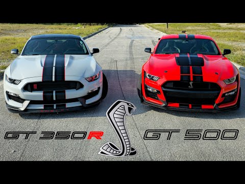 Ford Mustang Shelby GT350R Vs GT500 Track Pack | Direct Comparison & Review!