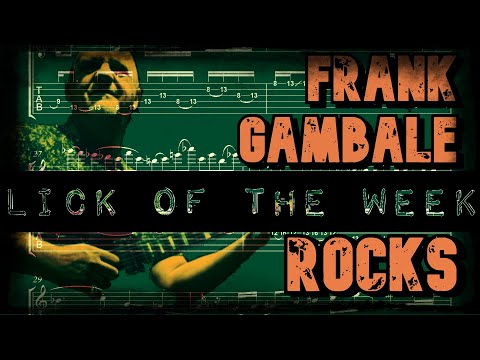 Frank Gambale - Lick of the week (Rocks)