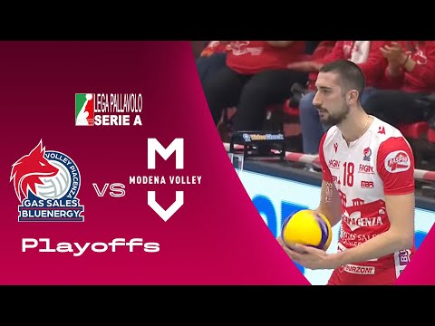 Piacenza vs Modena | Highlights | SuperLega |  Playoffs