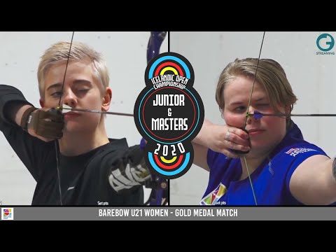 Guðbjörg VS Sara Rós - Barebow U21 Women Gold Medal Match