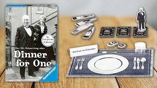 DINNER FOR ONE - Spielregeln TV (Spielanleitung Deutsch) - RAVENSBURGER NDR