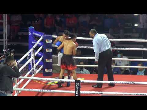 Kevin Vivas vs Edwin Vallejos - 112 lbs - Nica Boxing Promotions