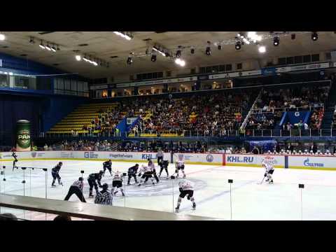 KHL: Medvescak - Amur, 26.08.2015, before the first puck of the season dropped