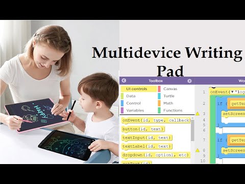 Live Online Coding Class 19 (Multidevice Writing Pad in Applab-Part 1)