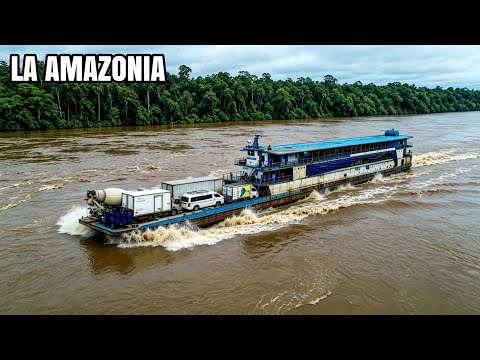 NAVEGANDO la AMAZONIA en una LANCHA de CARGA ruta Yurimaguas 