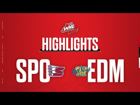 Spokane Chiefs at Edmonton Oil Kings 1/14 | WHL Highlights 2023-24