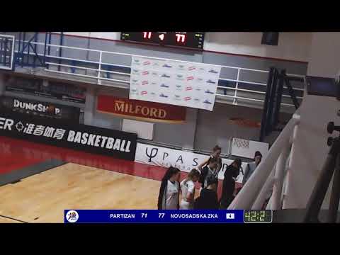 1ZLS 13. kolo / KŽK Partizan 1953 - Novosadska ŽKA / 18.01.2020.