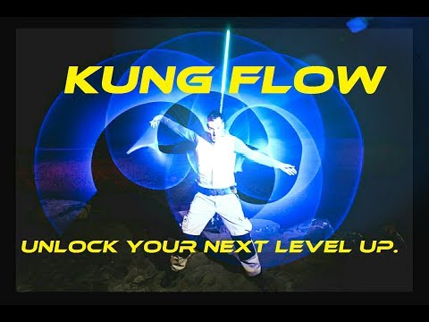 Kung Flow Lightsaber skills demonstration.