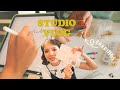 Making Earrings Staying Productive Saying Goodbye Small Artist Vlog