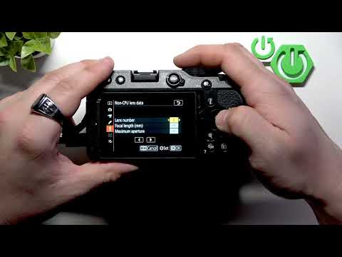 NIKON Z30 – How to Manage Non-CPU Lens Data