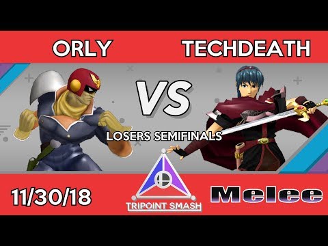 Tripoint Smash 38 - Losers Semifinals - ORLY (Captain Falcon) Vs. TechDeath (Marth)