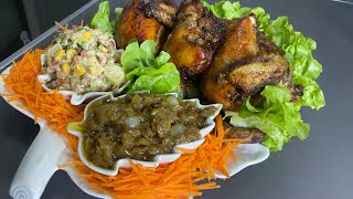 Download lagu Poulet rôti avec salade de légumes mayonnaise mp3