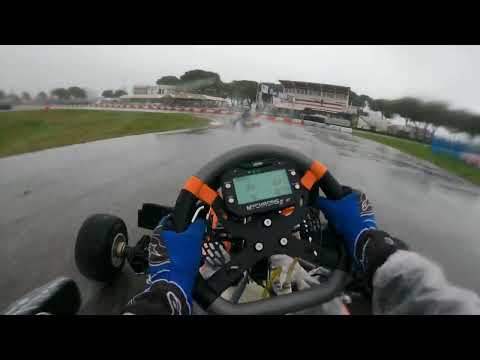 HELMET CAM | Wet Onboard in Jesolo | Rotax DD2 | Kart Republic