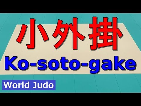 柔道 小外掛 JUDO Ko-soto-gake 2018