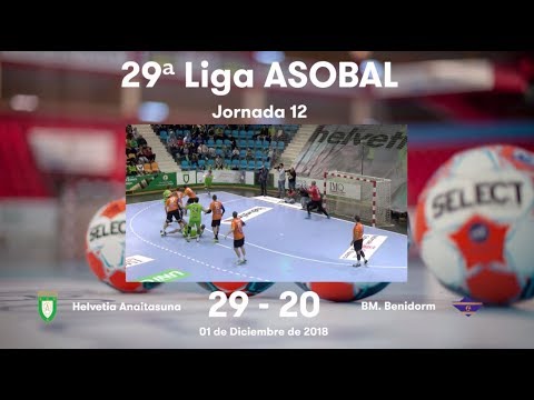 LIGA ASOBAL J12: Helvetia Anaitasuna - BM. Benidorm 29-20