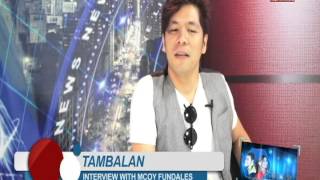 Mcoy Fundales in Tambalan sa RHTV with Chris Tsuper and Robin Sienna.