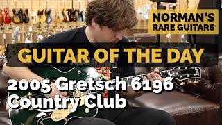 Video thumbnail for Guitar of the Day: 2005 Gretsch 6196 Country Club Cadillac Green | Norman's Rare Guitars by Normans Rare Guitars