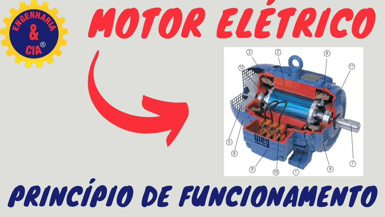 PRINCIPIO DE FUNCIONAMENTO DOS MOTORES ELETRICOS DE INDUÇAO TRIFÁSICOS OU MOTORES GAIOLA DE EQUILO