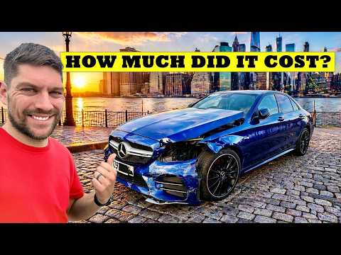 REPAIRING A CHEAP CRASH DAMAGED C43 AMG