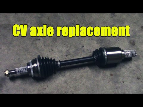 How to replace a cv axle in a Jeep Grand Cherokee