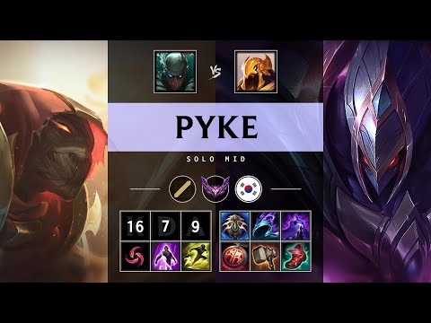 Pyke Mid vs Azir - KR Master Patch 25.16