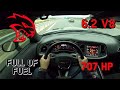 2016 Dodge Challenger SRT HELLCAT V8 6 2L 707HP Acceleration Autobahn POV Test Drive