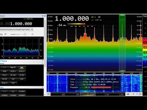 Athens, GA  Medium Wave (AM) nighttime scan broadcast band