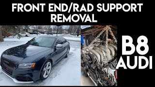 Part 1 - Audi S5| Full Front End/Rad Support Removal
