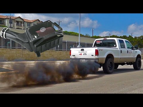 Did The Cold Air Intake Increase Boost On My 7.3 l Powerstroke Diesel? (0-60 Speed Test)