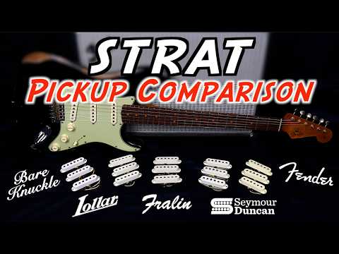 Strat Pickup Comparison | Fralin/Bare Knuckle/Lollar/Fender/Seymour Duncan | Shootout