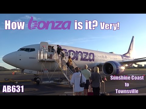 Flying on Australia's NEWEST Airline! | BONZA Trip Report | Sunshine Coast - Townsville | AB631