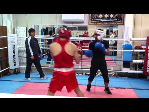 ジャブだけスパー・２R ／H25.11.07