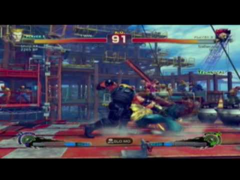 Super Street Fighter 4 high level matches Pt.3