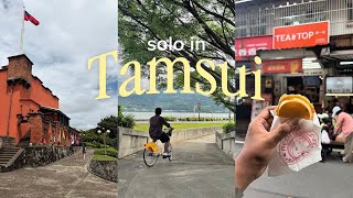 Solo Day Trip to Tamsui, Taiwan🇹🇼| Solo Travel Guide