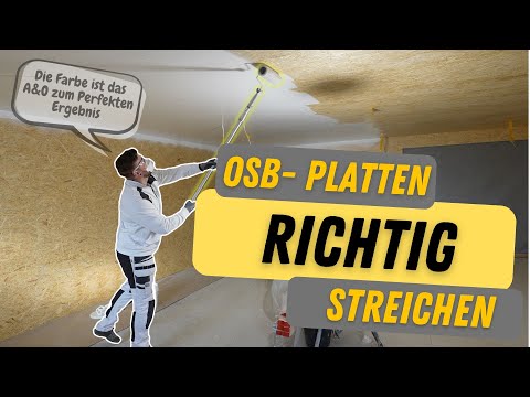OSB richtig streichen/ MEGA Absperrgrund/ Wagner PP90