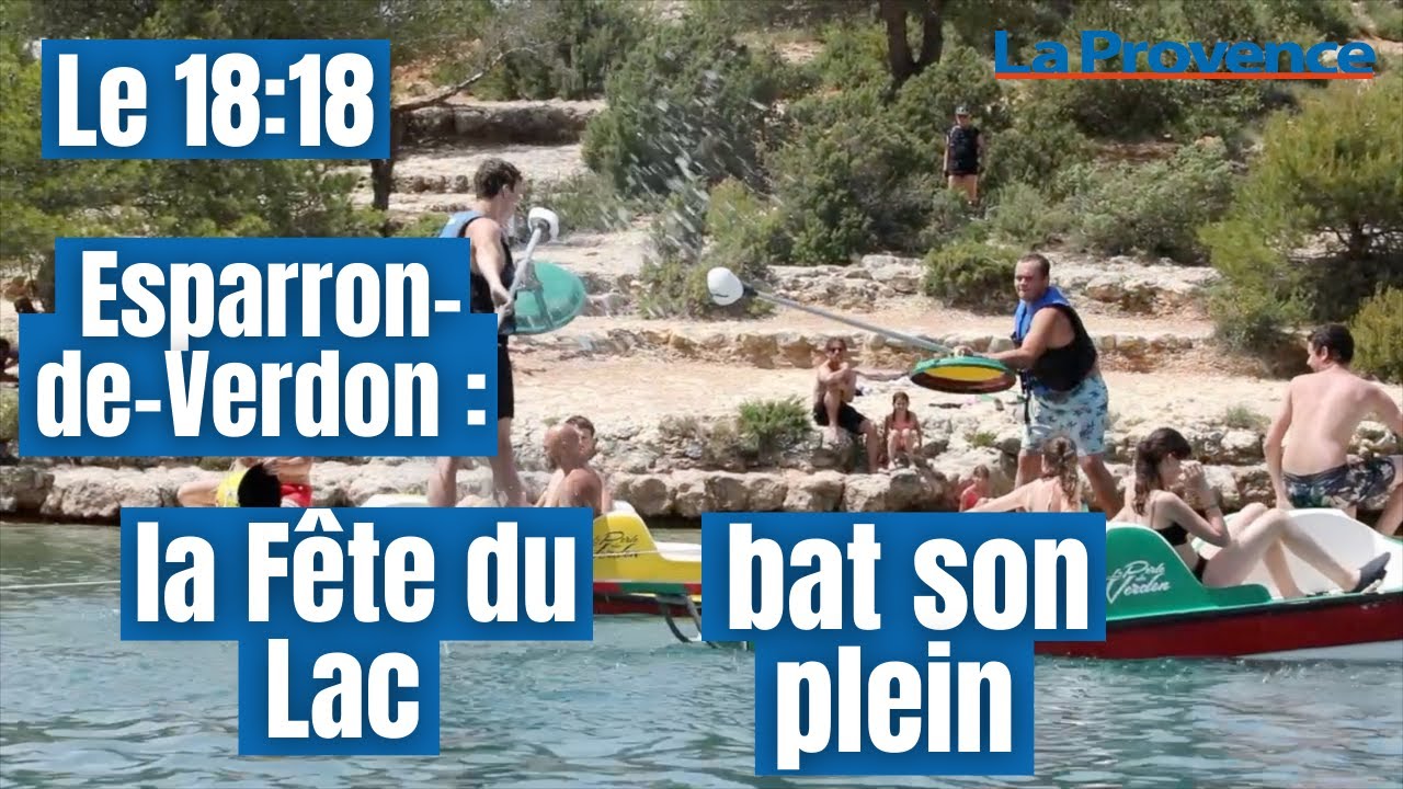 Le lac d'Esparron-de-Verdon est en fête jusqu'à dimanche